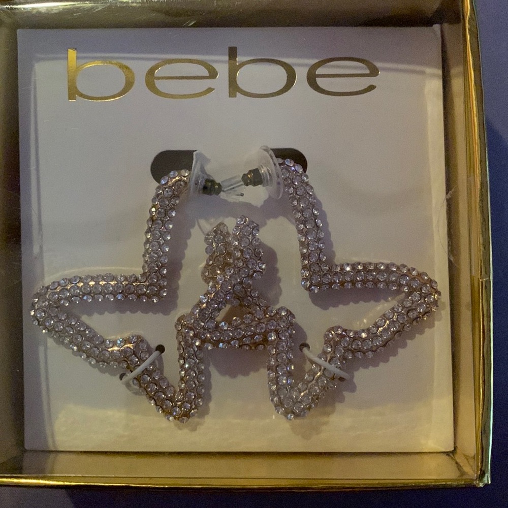 bebe pierced earrings!  Gorgeous
